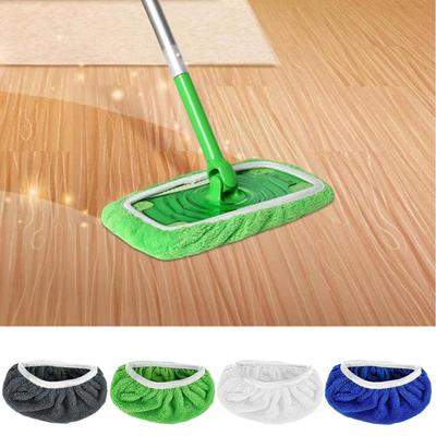 Reusable Microfiber Mop Scouring Pads Wet Dry Furniture Flooring Sweeper Cleaning Cloths Mop Head Replacement Washable Rag Towel