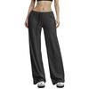 Women's Casual Loose Fit Wide Leg Pants Color Breathable Cool for Summer