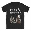 Fear and Hunger Games T-Shirt Men's 100%Cotton Clothing Vintage Horror  Crewneck Short Sleeve