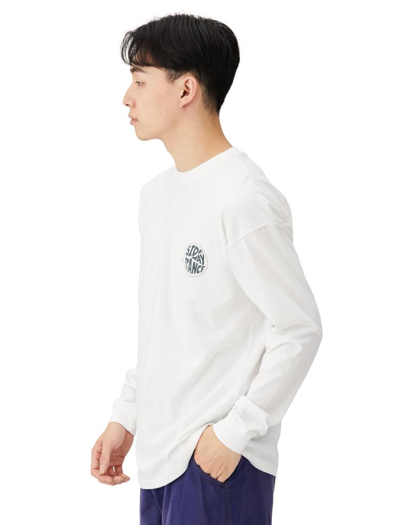 IMPROMES SIDEWAYSTANCE Chill Diner Long Sleeve T-Shirt, Men's, White, 70162