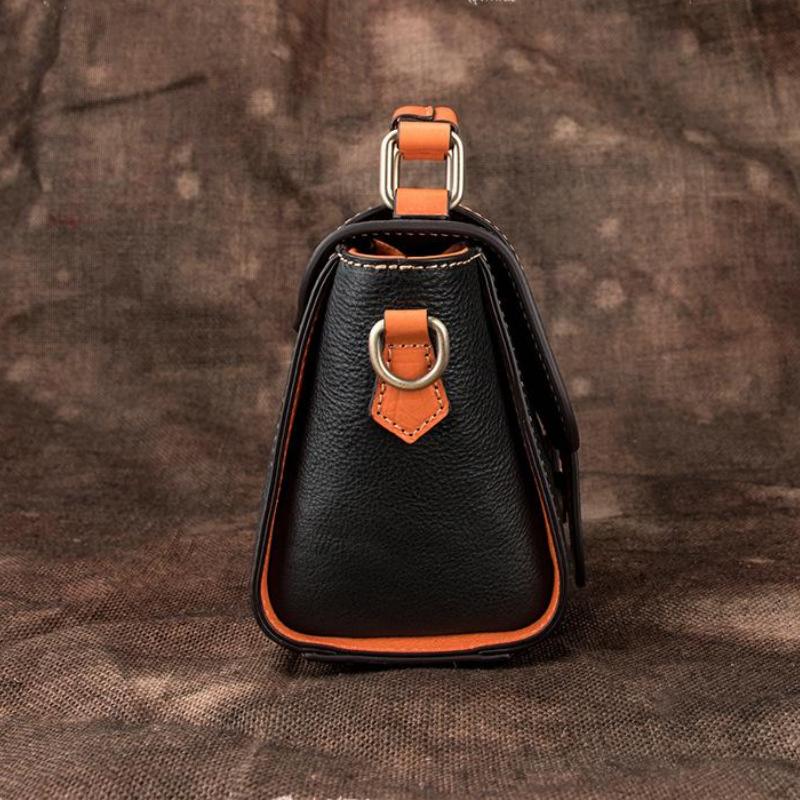 Johnature Mode erste Schicht Kuh Leder Frauen Tasche Vintage Handtasche Freizeit handgefertigte weibliche Schulter Messenger Taschen