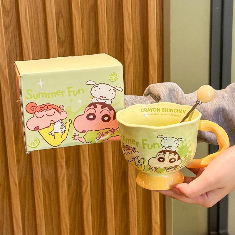 

Милая чашка-карандаш, маленькая новая чашка для девочек, керамическая кружка высокой ценности, офисная чашка для кофе, молока, подарок на день рождения 401-500ml