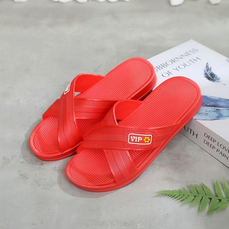

Women s Slippers Non-slip Bathroom Slippers Soft Comfortable Home Summer Slippers Indoor Bathroom Slippers 2025 New 37 красный