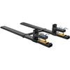 Pallet Forks, 2000 Lbs Clamp On Pallet Forks, 43" Total Length Heavy Duty Pallet Forks with Adjustable Stabilizer Bar, Tractor Bucket Forks for