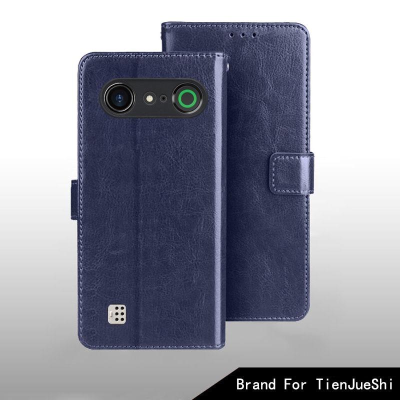 Custodia a libro magnetica con supporto in pelle per Doro Aurora A10 Accessori per telefono Doro Aurora A10
