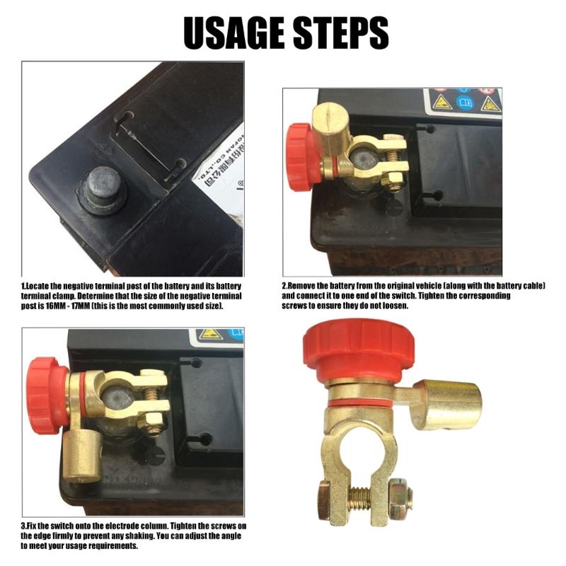 150A Universal Battery Cut Off Switches For Automotive And Marine Applications Simple Twist Knob Operation