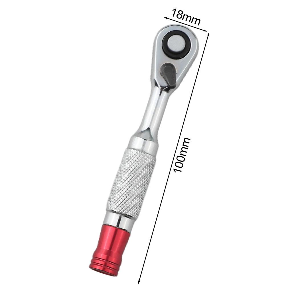 Mini Torque Ratchet Wrench 85mm/100mm Socket Wrenches Repair Tool Magnetic Ratchet Socket Spanner Remover Hand Tools