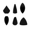 Beauty Blender Makeup Puff Black Classic, Various Shapes Special-shaped Makeup Egg Non-latex Diagonal Cut Water Drop Beauty Tool
