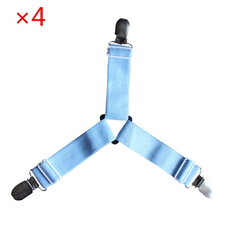 4 X Triangle Suspender Holder Bed Mattress Sheet Straps Grippers Fasteners