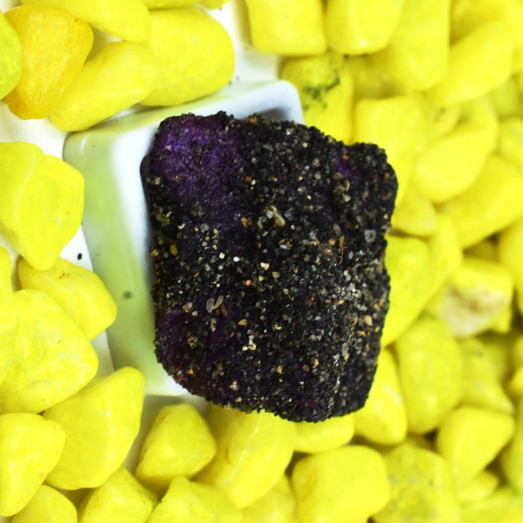Natural Purple Sapphire Earth Mined 187 Ct Uncut Rough CERTIFIED Loose Gemstone AR-2258