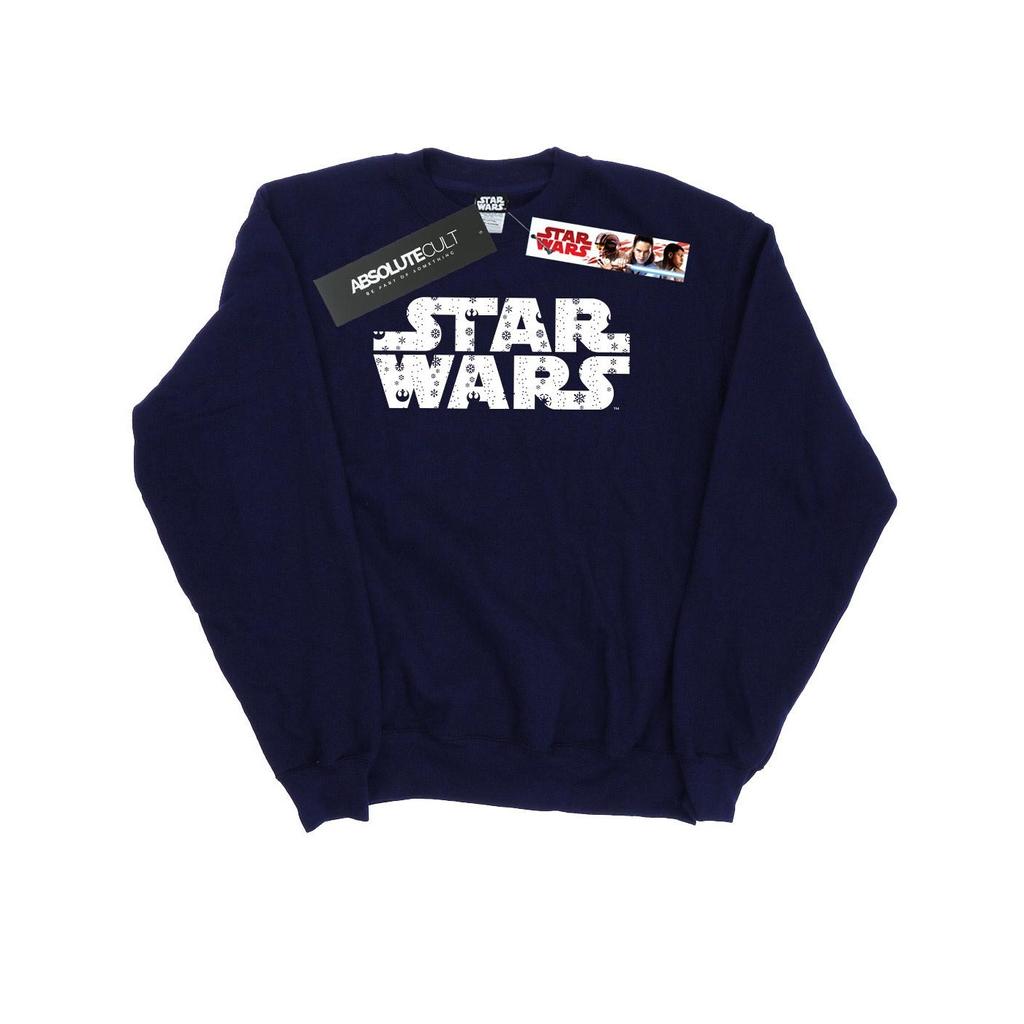 STAR WARS Womens/Ladies Christmas Logo Sweatshirt