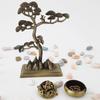 Alloy Welcome Pine Shaped Hanging Incense Burners, Retro Home Indoor Tea Room Crafts Decorations, Small Aromatherapy Burner, 1Pc
