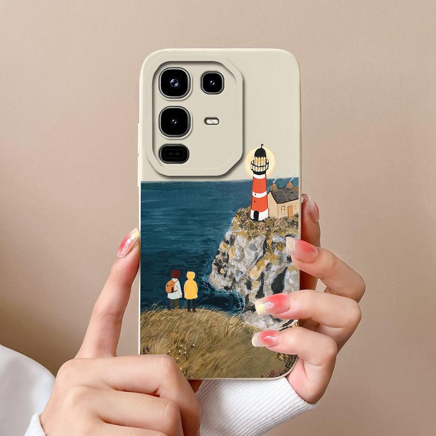 Huse Pentru Infinix Note 50 50X 50S Pro Plus 4G 5G Modele Populare Linii Pătrate Silicon Lichid Protecție Obiectiv Carcasă Anti-Cădere Pentru Carcasă Infinix Capa