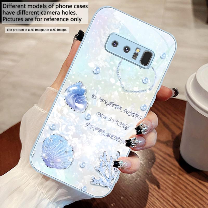 Schöne lila Hülle für Samsung M02 12 Note 8 9 10 20 A 01 A02 A03 Core 04 05 06 10 12 13 14 15 A16 Glas Ultra Handyhülle