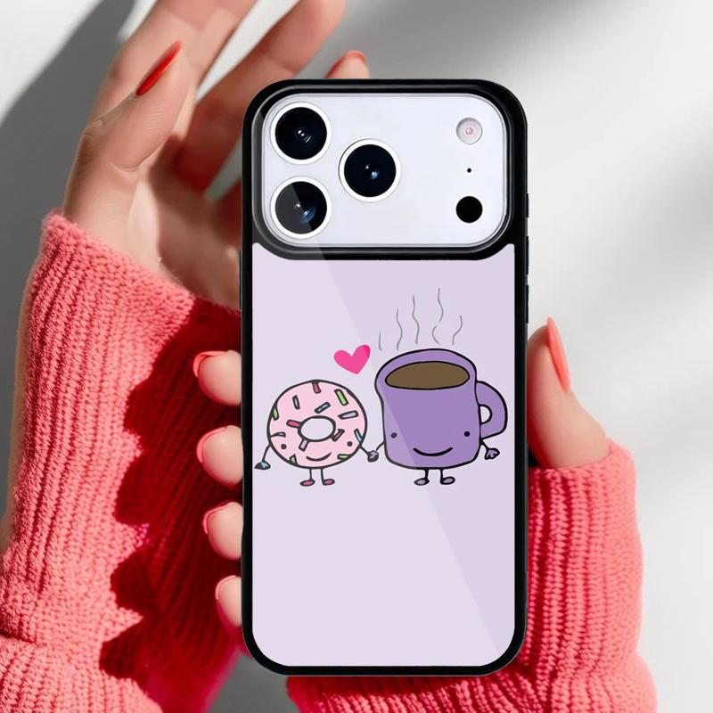 Cute Funny Food Phone Case for iPhone 17 16 15 14 13 Pro Max Back Cover for 12 11 Pro Coque