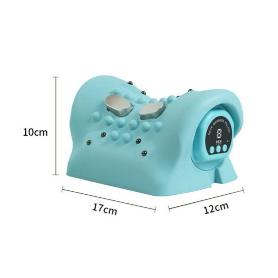 Multi-purpose Neck Massager Pillow Deep Tissue Neck Shoulder Pain Relief Relaxer Pillow Ergonomic Heated Vibration Neck Stretcher Cervical Pillow