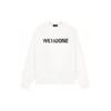 WE11DONE Sweatshirt Unisex White WD-TS3-22-844-U-WH