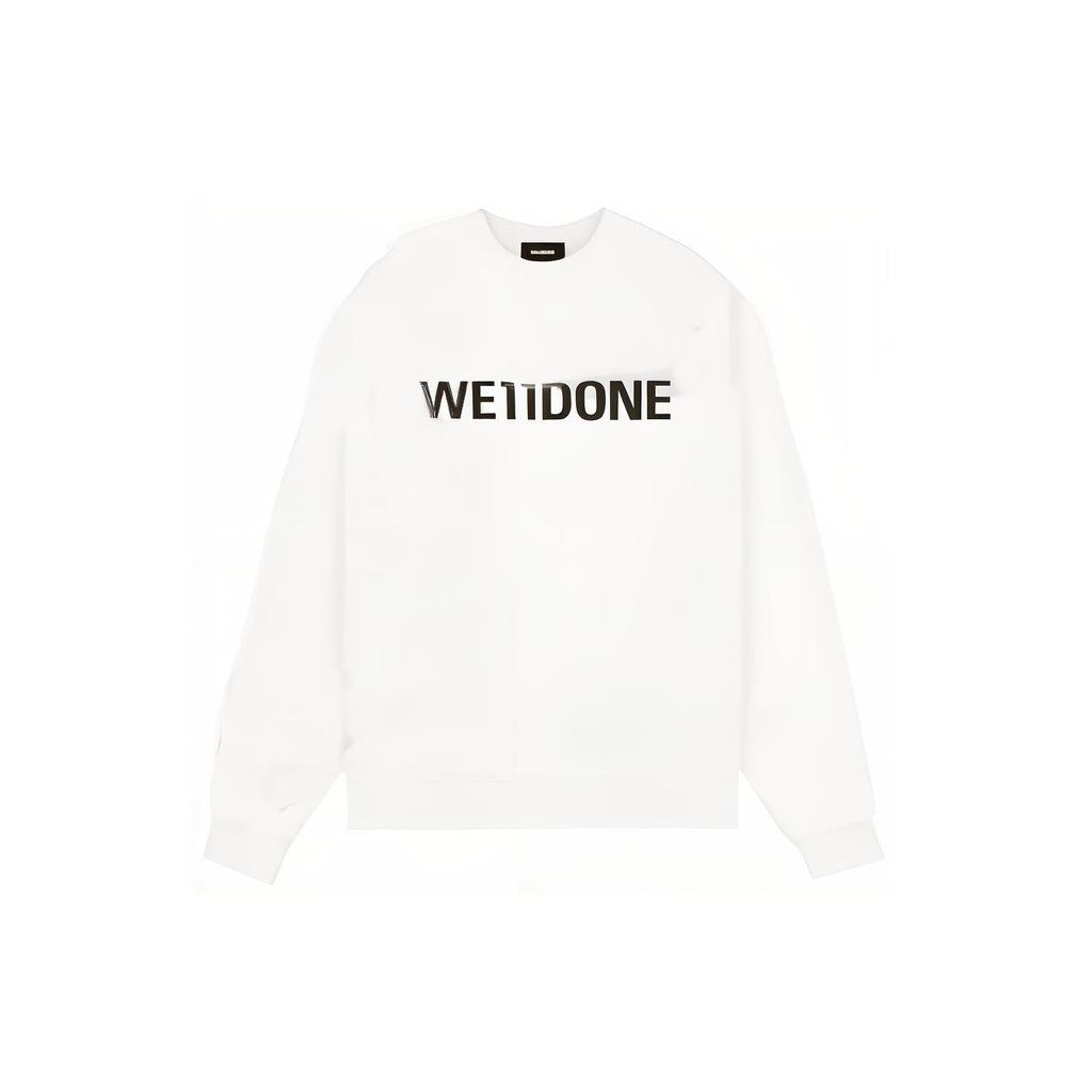 WE11DONE Sweatshirt Unisex White WD-TS3-22-844-U-WH