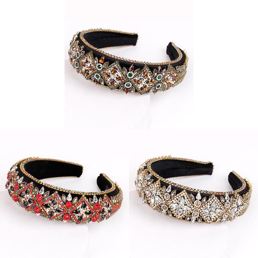Diadema Barocco Vintage in Cristallo con Design Artigianale per Acconciature Eleganti