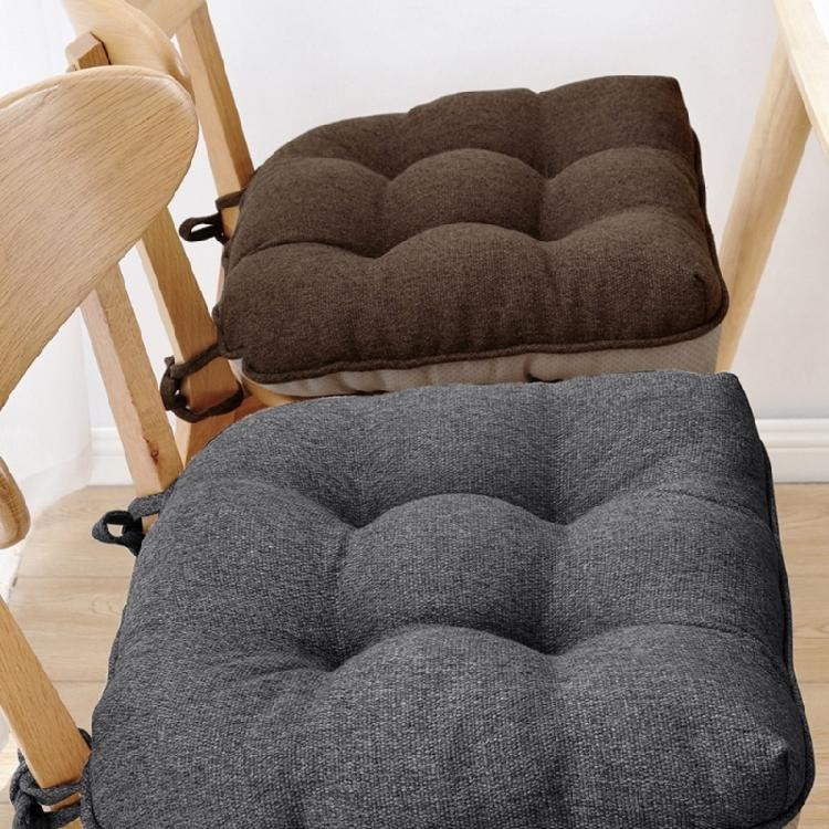 Thick Square Chair Cushion Features Nonslip Base Ideal For Home Offices And Restaurant Seatings