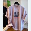 Summer Pure Cotton Casual Oversized T Shirt Women's Streetwear Harajuku Cartoon Short Sleeve T-shirts for Women Y2k Tops UNISEX