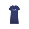 Short Sleeved Dress Women's Glamor Purple Blue F11W128372F-DB