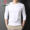 Men's 100% Cotton Long Sleeve Round Neck T-Shirt