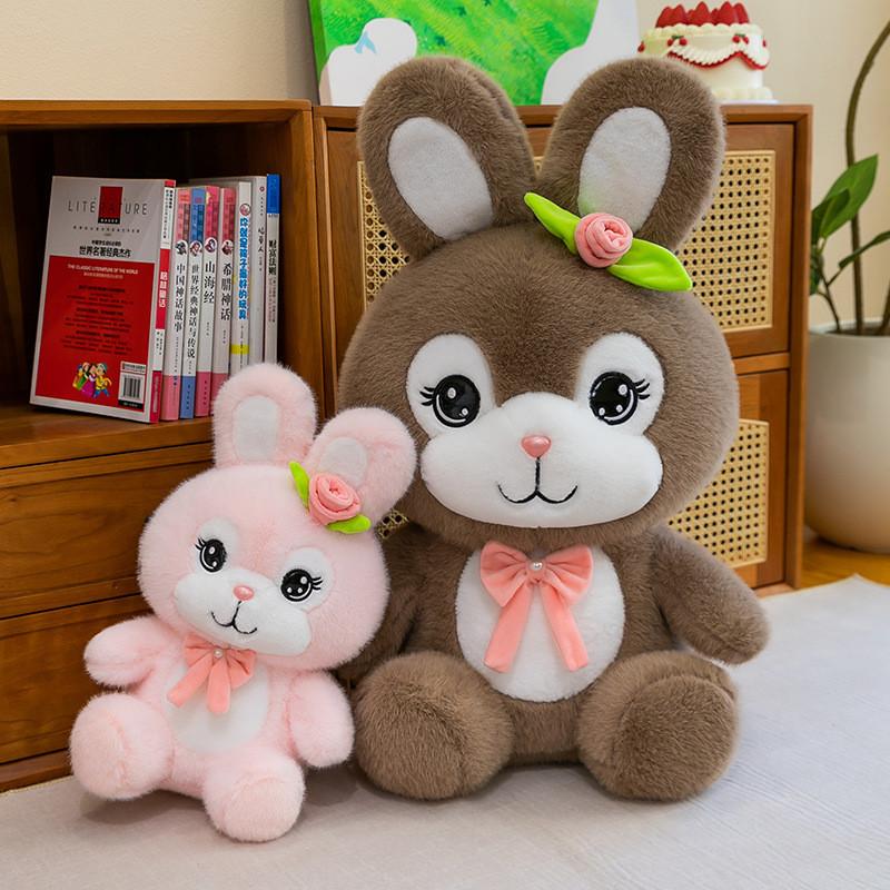 Cartoon Cute Bunny Plush Toy With Pp Cotton Filling For Kids Gift And Collectible