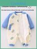 Baby Cotton Sleepsuit Winter Warmth With Snap Button Closure For Newborns