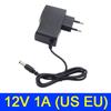 12V 1A 1000ma AC 100-240V DC Netzteil Adapterstecker Konverter Für LED-Streifenlicht CCTV Ladegerät 5,5 mm x 2,5 mm US/EU-Stecker