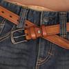 Retro-Gürtel Herren Erste Schicht Rindsleder Vollleder Vielseitig Baumrindenleder Nadelverschluss Gürtel Mittelalter und Junge Männer Neuer Gürtel