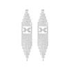 High-end Luxury Full Diamond Long Fringed Earrings for Women