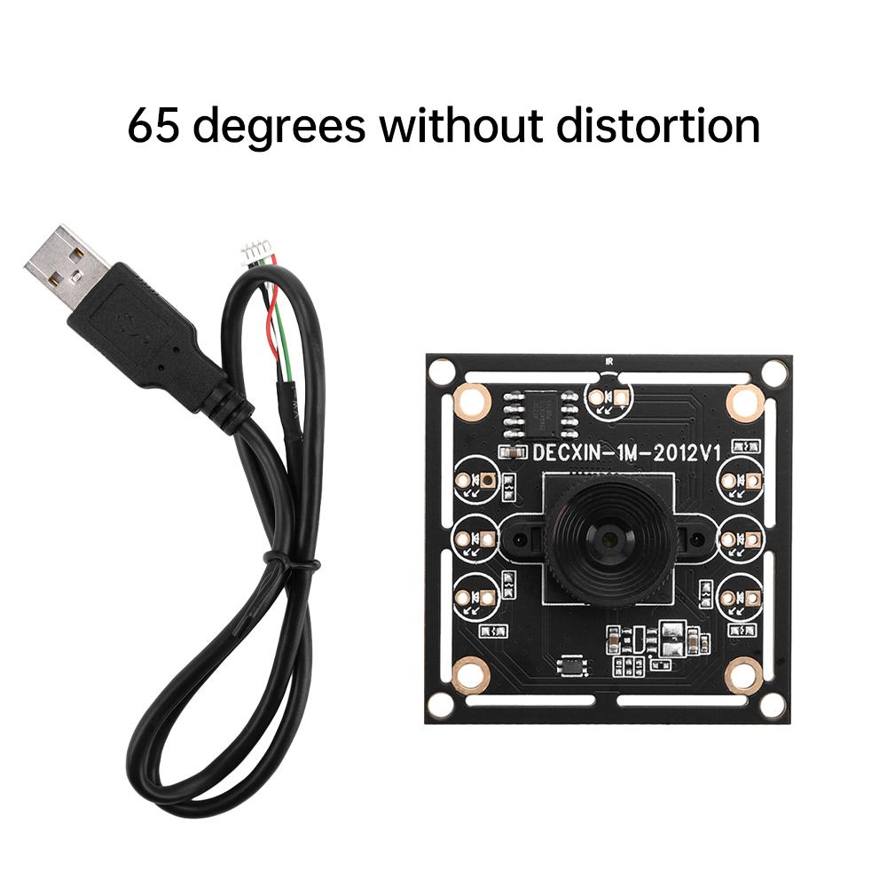 

65/100 Degrees Without Distortion OV9732 Camera Module 1 Million 720P High-Definition Camera Driver Free With USB Adapter Cable 65 degrees