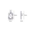 Surgical Steel Square Chain Toggle Bar 9x15mm