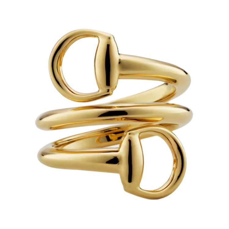 Gucci Horsebit 18k Contrarie Ring 837799-J8500-8000
