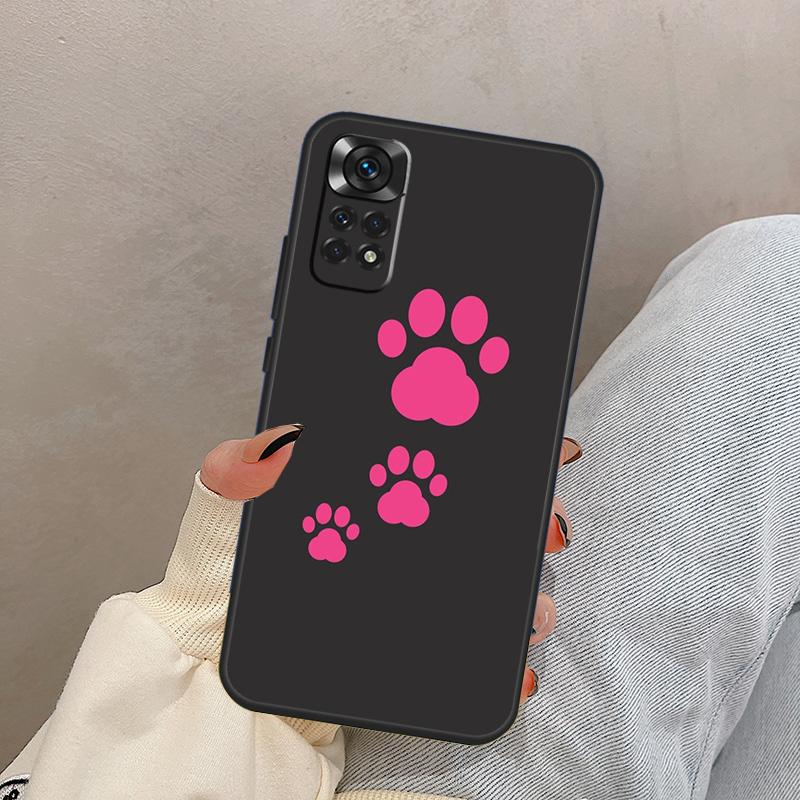 Dog Paw For Xiaomi Redmi Note 14 13 9 10 11 12 15 Pro Plus Case Cover For Redmi 15 C 13C 12C 10C 14C