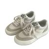 Leinenschuhe Damen 2025 Frühling neue schicke Low-Top Board Schuhe Koreanische Version von trendigen Freizeitschuhen vielseitige Hong Kong Stil Studentenschuhe
