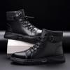 Martin Boots Men's Winter Velvet Cotton Shoes High-top Men's Leather Boots Leather Soft Leather Cotton Leather Shoes Warm Snow Boots