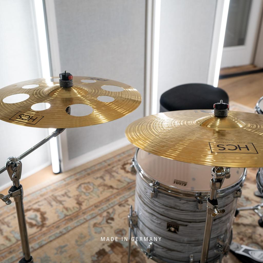 MEINL Cymbals HCS Serie Beckensatz Erweitertes Beckenset HCS 14161820 14"Hihat/16"Trash Crash/18"Crash/20"Ride []