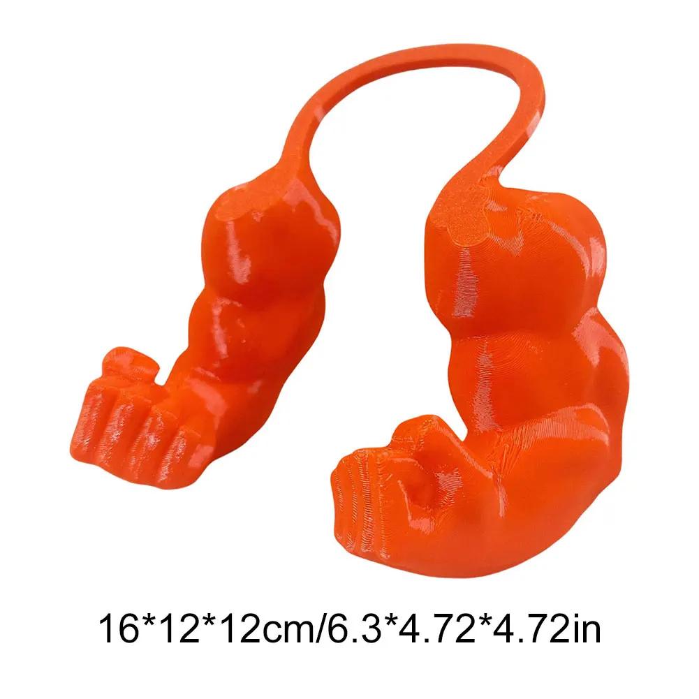 Cat Muscle Arm 3D Printing Neck Arm with Muscle Pet Superhero Cosplay Costume Accessories for Halloween Party Cats Lovers Gifts