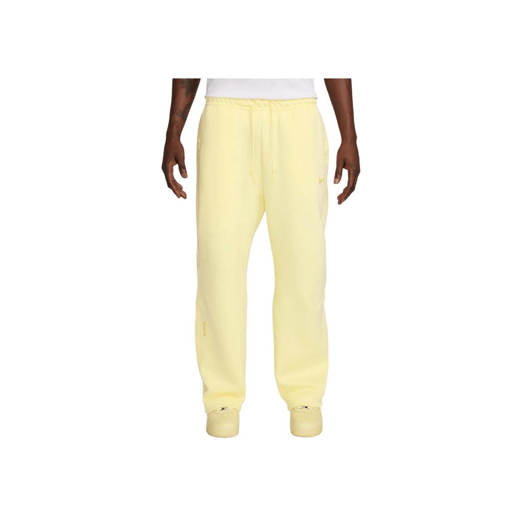 Nike NOCTA Tech Fleece Hose mit offenem Saum Citron Tint/Vivid Sulfur Unisex Unterteile Gelb FD8460-821