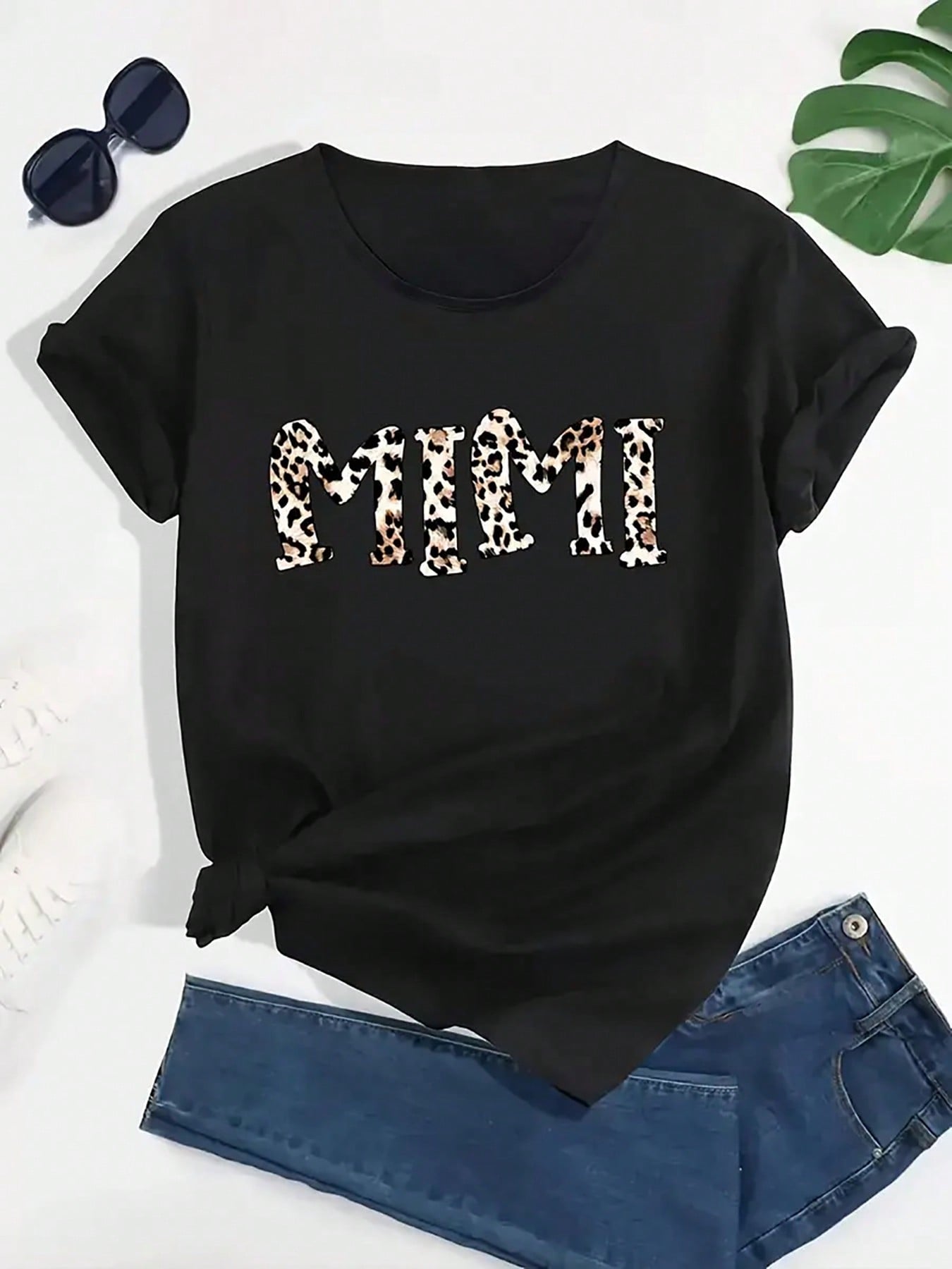 Mimi Leopard Print T-shirt M