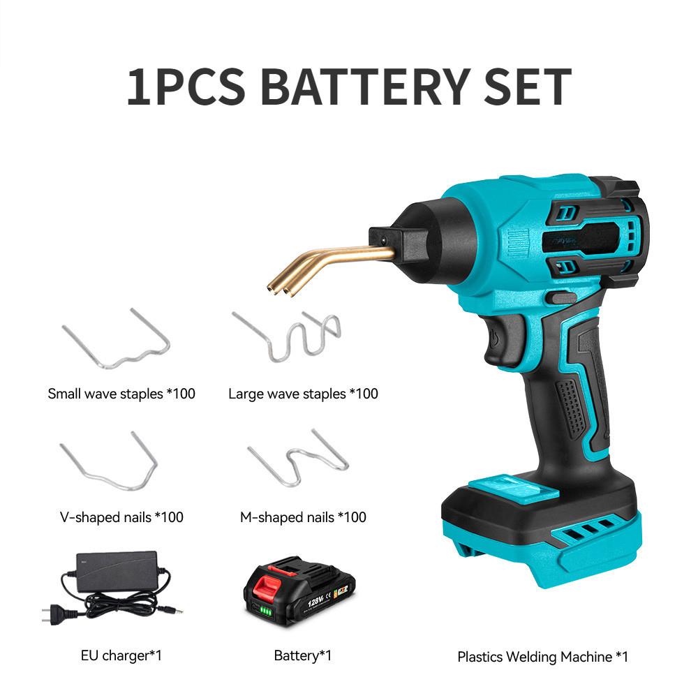 Noul pistol de sudură din plastic cu încălzire rapidă de 500 ℃, reîncărcabil, eficient, kit de reparare a fisurilor pentru bara de protecție a mașinii, mașină de sudat fisuri din plastic