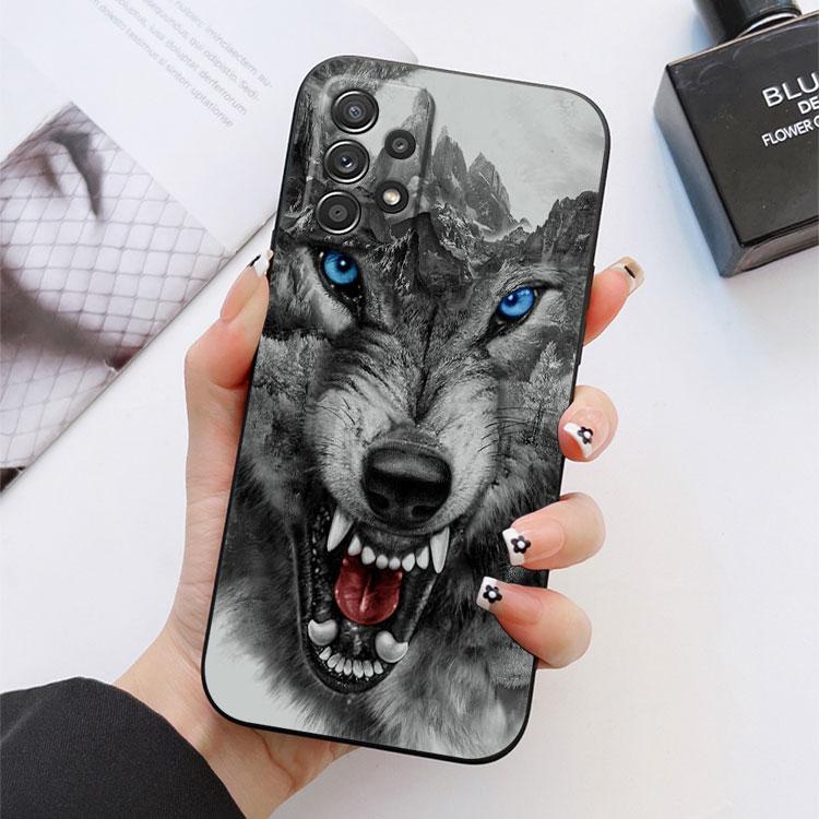 

Wolf Lion Tiger Animal Phone Case For Samsung Galaxy S24 FE S25 Ultra A03 A04 A05 A06 A12 A13 A16 A26 A35 A36 A56 A55 Soft Cover Galaxy A02