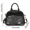 PU Japan Style High Capacity Transparent Ita Bag PU Casual Leather Handbags Square JK Bag Creative Gift