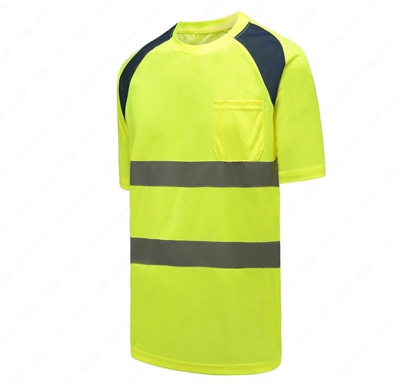 High-Visibility Reflective Safety T-Shirt