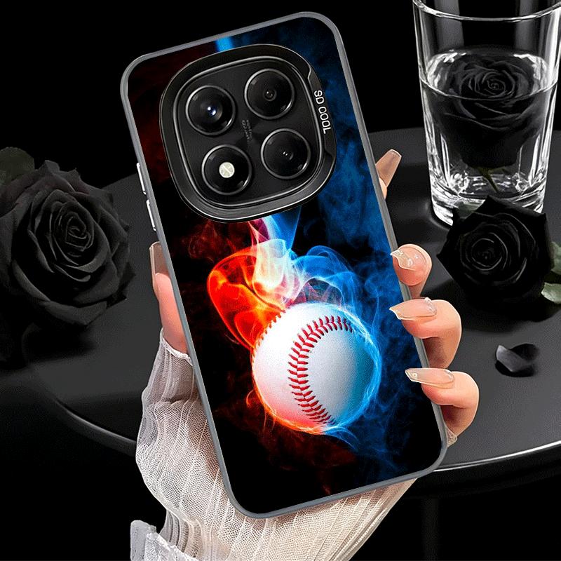 Baseball Sport Soft Phone Case for Samsung Galaxy S24 S25 FE S26 Edge S23 Ultra S22 Plus S21 + Shockproof Cover Back Shell