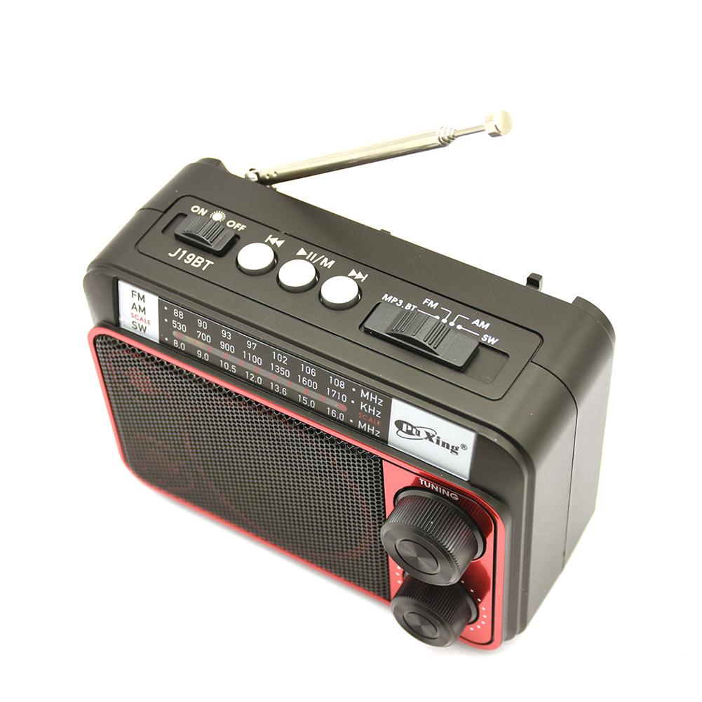 Portable Radio Am Fm Sw Rechargeable Radio With LED Flashlight Built In Speaker Reception Compatible For J19BT