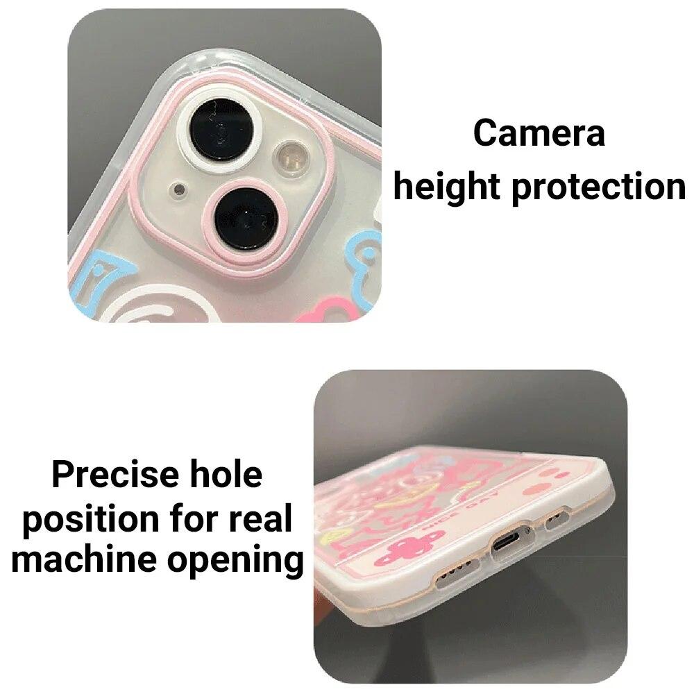 Neviditelný stojánek pouzdro na telefon pro iPhone 15 Pro Max pouzdro iPhone 11 14 12 13 Pro Max XR XS 7 8 Plus SE Měkký nárazuvzdorný kryt