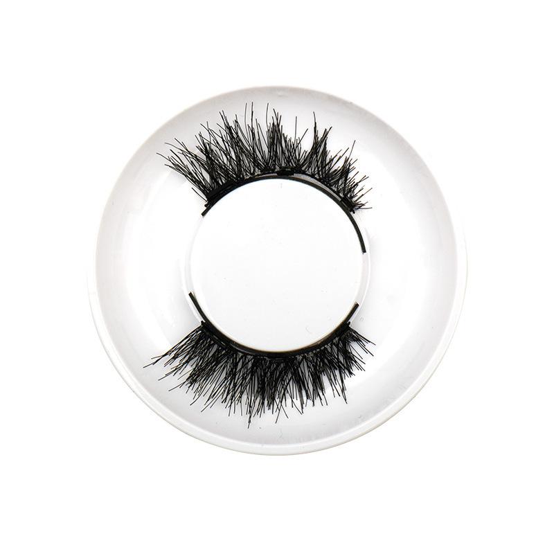 Magnetische künstliche Wimpern mit Clip Magnetisches Wimpernset Dichter Stil Künstliche Wimpern Ohne Kleber Magnetische schwarze Stielwimpern